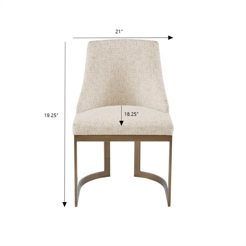 Contemporary Modern Accent Dining Chairs (Set of 2) - R&R Furniture Gallery (Fountain Valley, CA)