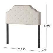 Charismatic - Size Headboard With Button Tufting And Nailhead Trim - R&R Furniture Gallery (Fountain Valley, CA)