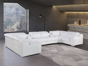 1116 - 8-Piece U-Shaped Sectional Sofa In With 2 Power Recliners & Power Headrests - R&R Furniture Gallery (Fountain Valley, CA)