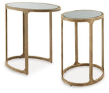 Irmaleigh - Accent Table Set (Set of 2) - Antique Black - R&R Furniture Gallery (Fountain Valley, CA)