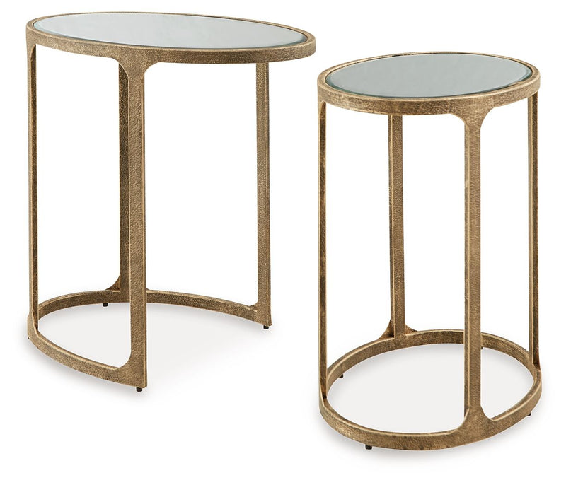 Irmaleigh - Accent Table Set (Set of 2) - Antique Black - R&R Furniture Gallery (Fountain Valley, CA)