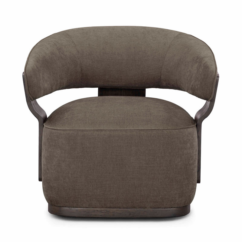 Madison - Linen Chenille Swivel Accent Chair - R&R Furniture Gallery (Fountain Valley, CA)