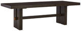 Burkhaus - Rectangular Dining Room Extension Table - Dark Brown - R&R Furniture Gallery (Fountain Valley, CA)