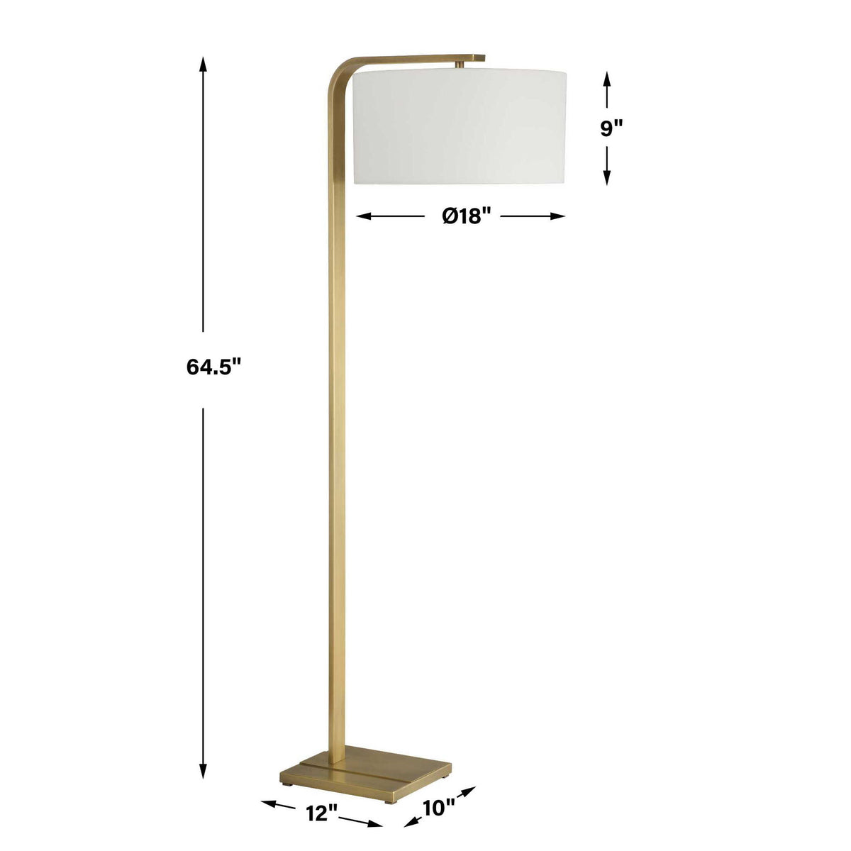 Laight - Floor Lamp - Antique Brass
