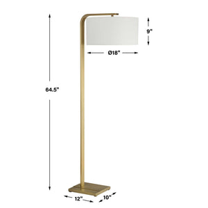 Laight - Floor Lamp - Antique Brass
