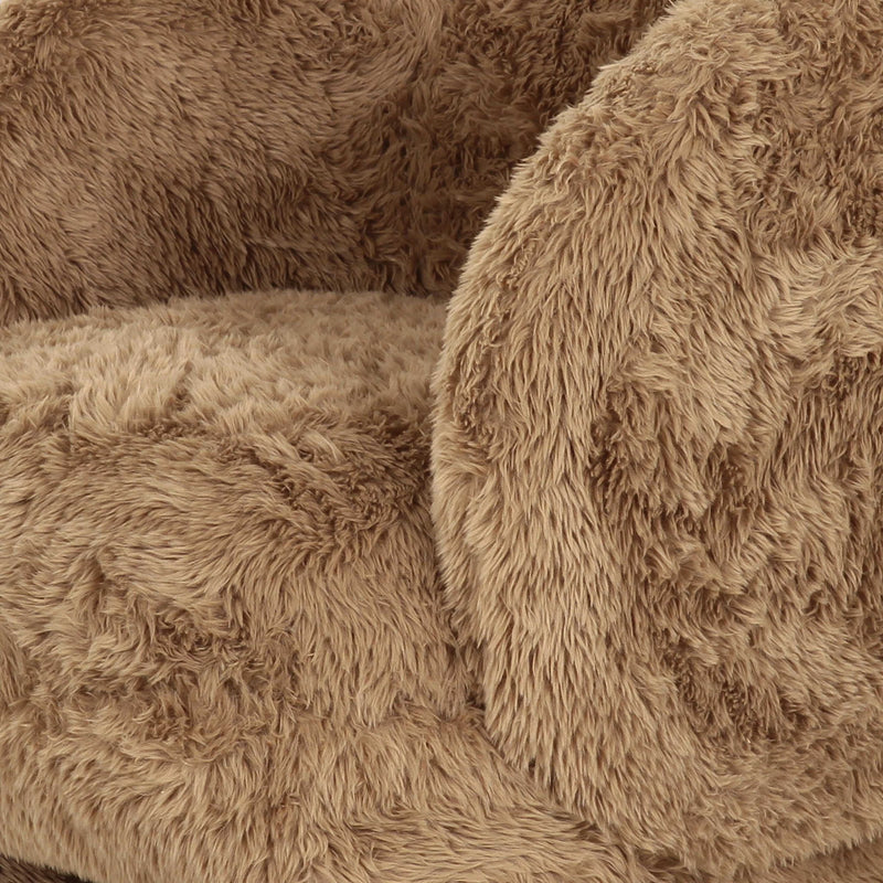 Kiki - Vegan Shearling Accent Chair - R&R Furniture Gallery (Fountain Valley, CA)