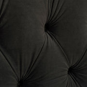 David - King Tufted Wingback Bed - Dark Charcoal Gray - R&R Furniture Gallery (Fountain Valley, CA)