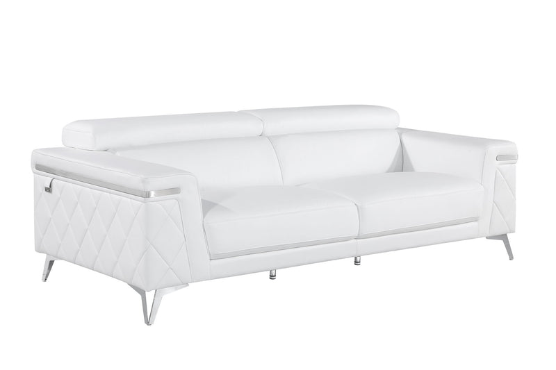 1140 - Top Grain Italian Leather Sofa - R&R Furniture Gallery (Fountain Valley, CA)