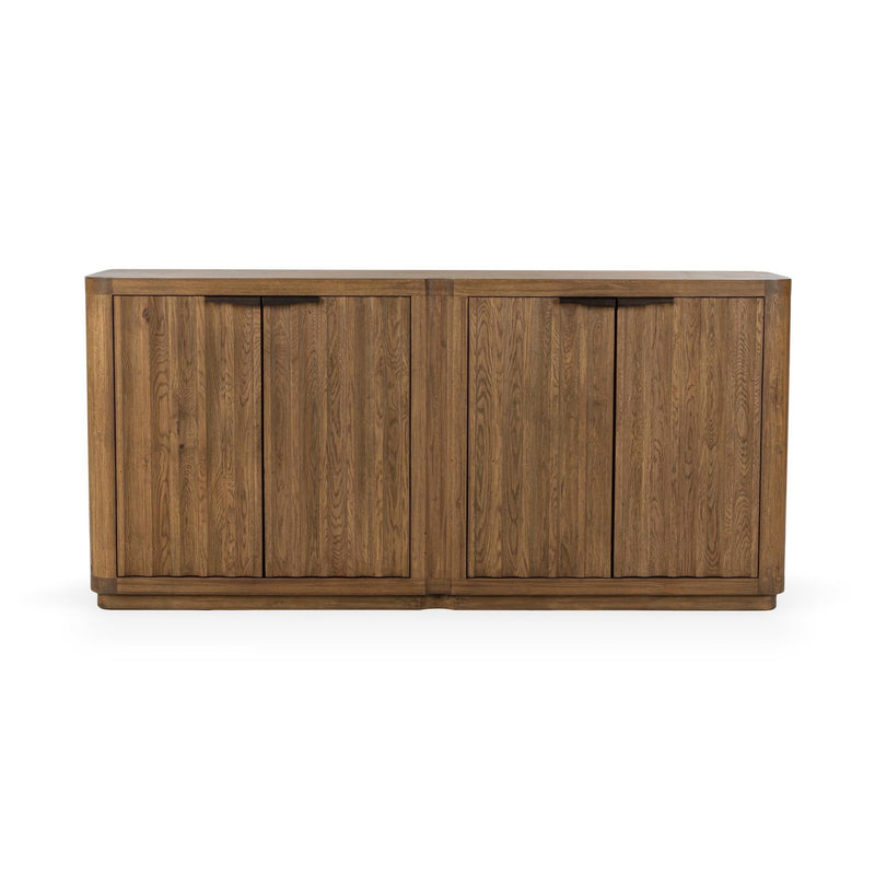 Labelle - 4 Door Buffet - Tan Oak - R&R Furniture Gallery (Fountain Valley, CA)