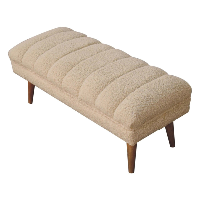 Puffer Bench - Beige - R&R Furniture Gallery (Fountain Valley, CA)