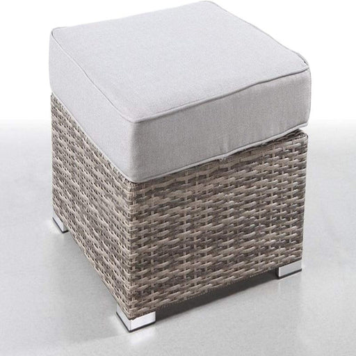 Stylish Outdoor Ottoman With Cushion For Comfort - R&R Furniture Gallery (Fountain Valley, CA)