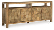 Hudwick - Accent Cabinet - Natural Brown - R&R Furniture Gallery (Fountain Valley, CA)