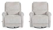 Gentry - Manual Swivel Glider Recliner - R&R Furniture Gallery (Fountain Valley, CA)
