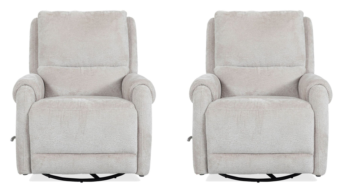 Gentry - Manual Swivel Glider Recliner - R&R Furniture Gallery (Fountain Valley, CA)