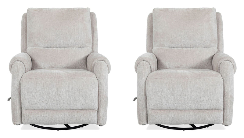 Gentry - Manual Swivel Glider Recliner - R&R Furniture Gallery (Fountain Valley, CA)