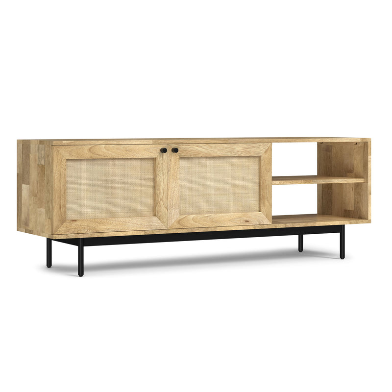 Reeves - TV Media Stand - Natural - R&R Furniture Gallery (Fountain Valley, CA)