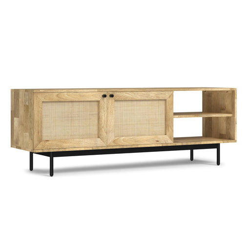 Reeves - TV Media Stand - Natural - R&R Furniture Gallery (Fountain Valley, CA)