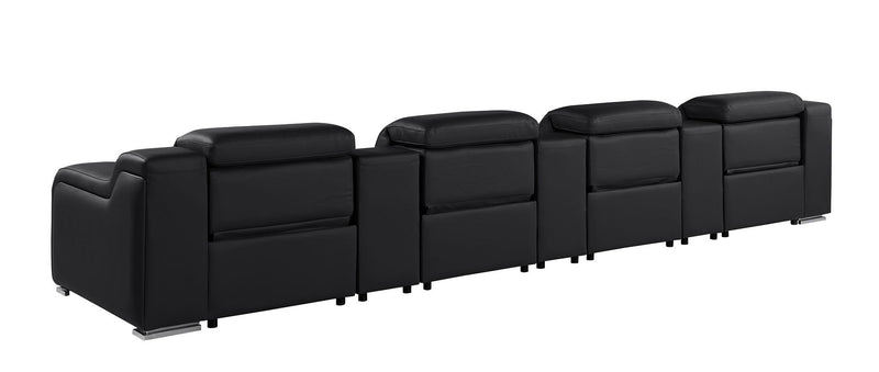 1116 - 7-Piece Modular Power Reclining Sofa In With 4 Power Recliners & Power Headrests