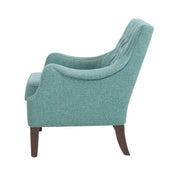 Qwen - Button Tufted Accent Chair With - Teal - R&R Furniture Gallery (Fountain Valley, CA)