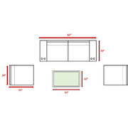 Stylish Modular Wicker Patio Seating Group - R&R Furniture Gallery (Fountain Valley, CA)