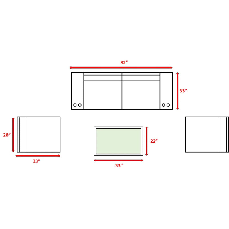 Stylish Modular Wicker Patio Seating Group - R&R Furniture Gallery (Fountain Valley, CA)