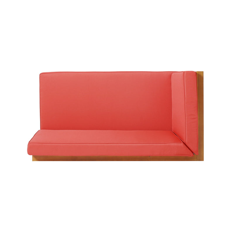 Brava - X Back Corner Bench With Coffee Table - R&R Furniture Gallery (Fountain Valley, CA)