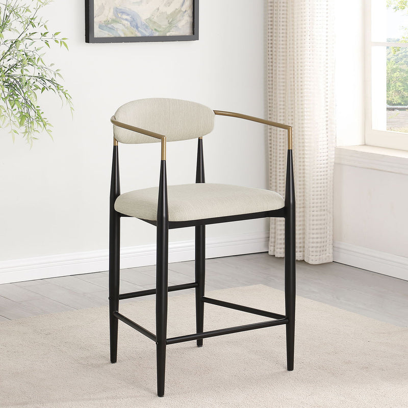 Kirkham - Upholstered Counter (Set of 2) - Beige