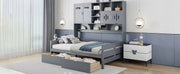 Daybed With All-In-One Cabinet And Shelf - R&R Furniture Gallery (Fountain Valley, CA)