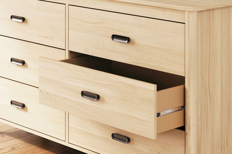 Cabinella - Six Drawer Dresser - Tan - R&R Furniture Gallery (Fountain Valley, CA)