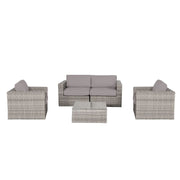 Wicker Seating Group Set With Table And Cushions - R&R Furniture Gallery (Fountain Valley, CA)