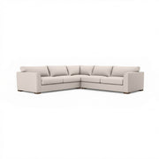 Classic Home Bryson 3-piece ElPaso stationary sectional sofa with plush cushions and modern design in a cozy living room setting.