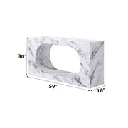 Fritzy - 59" Console Table - Engineered Stone - R&R Furniture Gallery (Fountain Valley, CA)