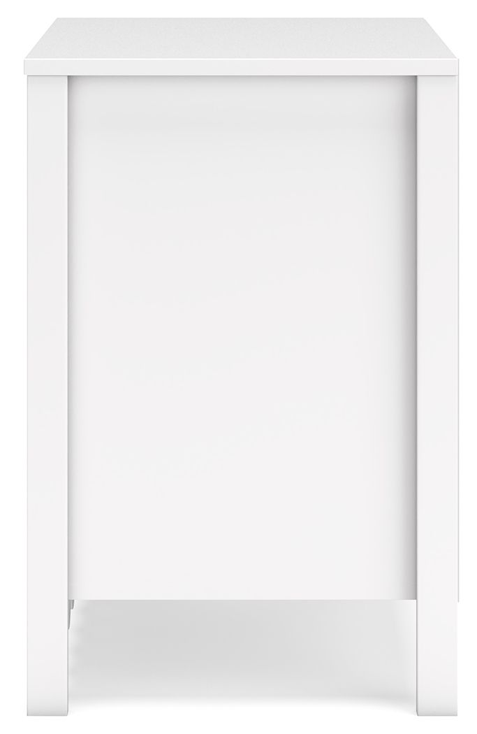 Hallityn - Two Drawer Night Stand - White - R&R Furniture Gallery (Fountain Valley, CA)