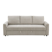 Leira - Sofa With Sleeper - Beige Linen - R&R Furniture Gallery (Fountain Valley, CA)