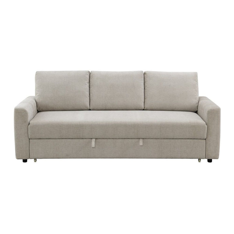 Leira - Sofa With Sleeper - Beige Linen - R&R Furniture Gallery (Fountain Valley, CA)