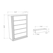 Moon - Chest With LED - White Marble - R&R Furniture Gallery (Fountain Valley, CA)