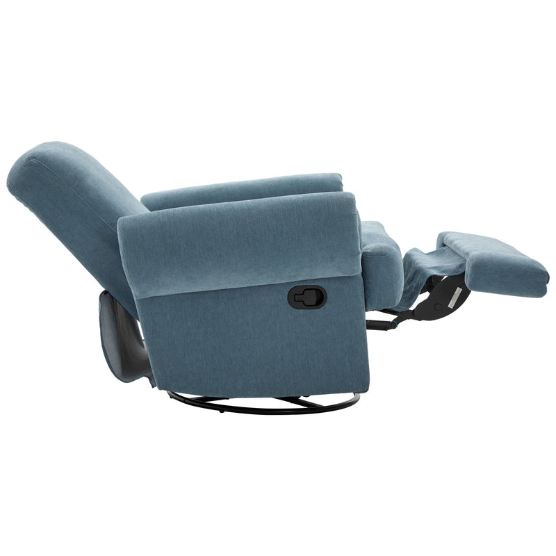 Manual Swivel Recliner Rocker Chair With Adjustable Backrest - R&R Furniture Gallery (Fountain Valley, CA)