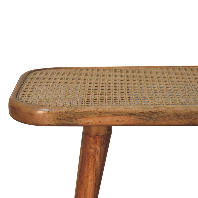 Larissa - Rattan Bench - Oak - R&R Furniture Gallery (Fountain Valley, CA)