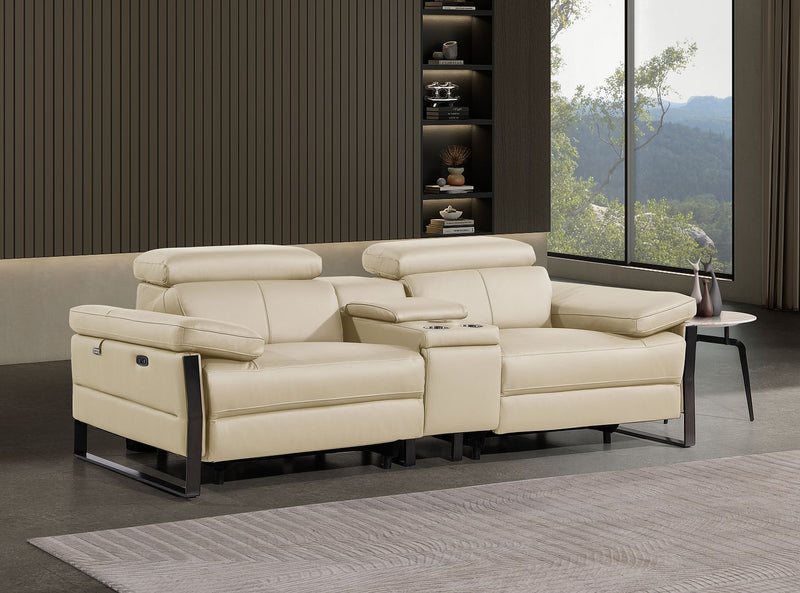 1246 - Console Loveseat With Power Headrest - R&R Furniture Gallery (Fountain Valley, CA)