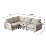 Modular Free Combination Sectional Sofa Couch - R&R Furniture Gallery (Fountain Valley, CA)