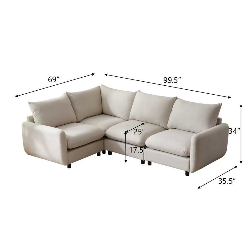 Modular Free Combination Sectional Sofa Couch - R&R Furniture Gallery (Fountain Valley, CA)