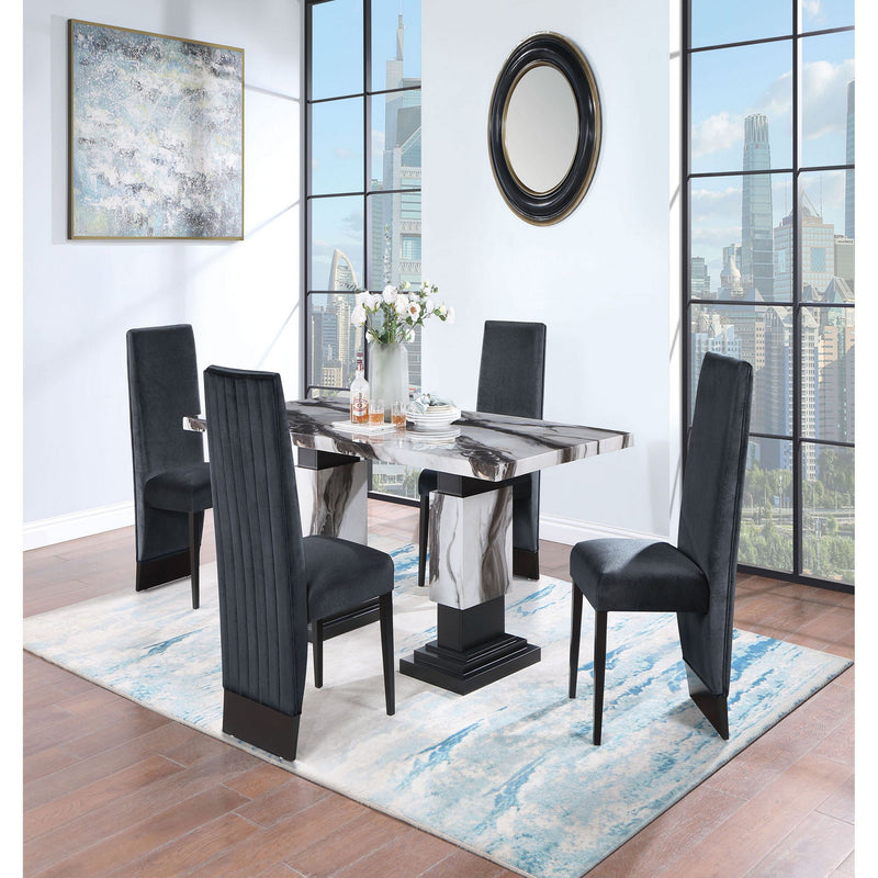 Stacey - Dining Table - Multicolor - R&R Furniture Gallery (Fountain Valley, CA)