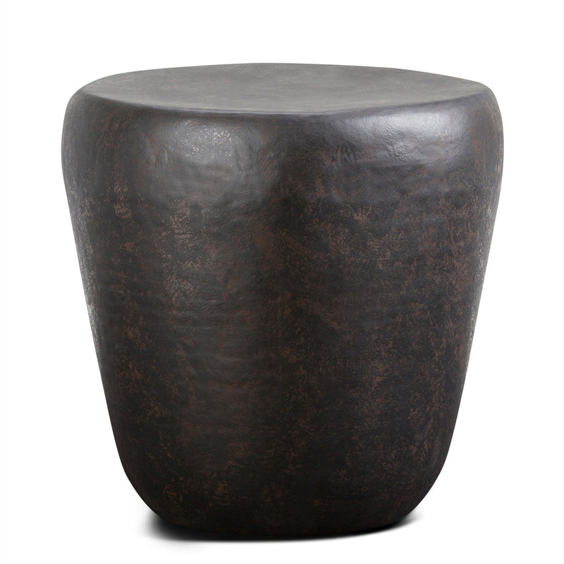 Garvy - Handcrafted Metal Side Table - R&R Furniture Gallery (Fountain Valley, CA)