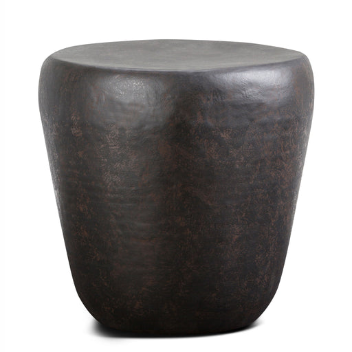 Garvy - Handcrafted Metal Side Table - R&R Furniture Gallery (Fountain Valley, CA)