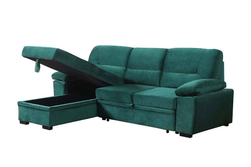 Kipling - Reversible Sleeper Sectional Sofa Chaise - R&R Furniture Gallery (Fountain Valley, CA)