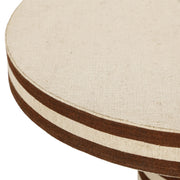 Lyra - Striped Cotton Jute Contract-Grade Table - R&R Furniture Gallery (Fountain Valley, CA)