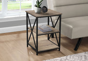3 Tier Accent Table, Side Marble Look Contemporary & Modern - R&R Furniture Gallery (Fountain Valley, CA)