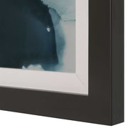 Set of two black framed abstract prints by Uttermost, featuring telescopic design and modern wall art for stylish home decor.