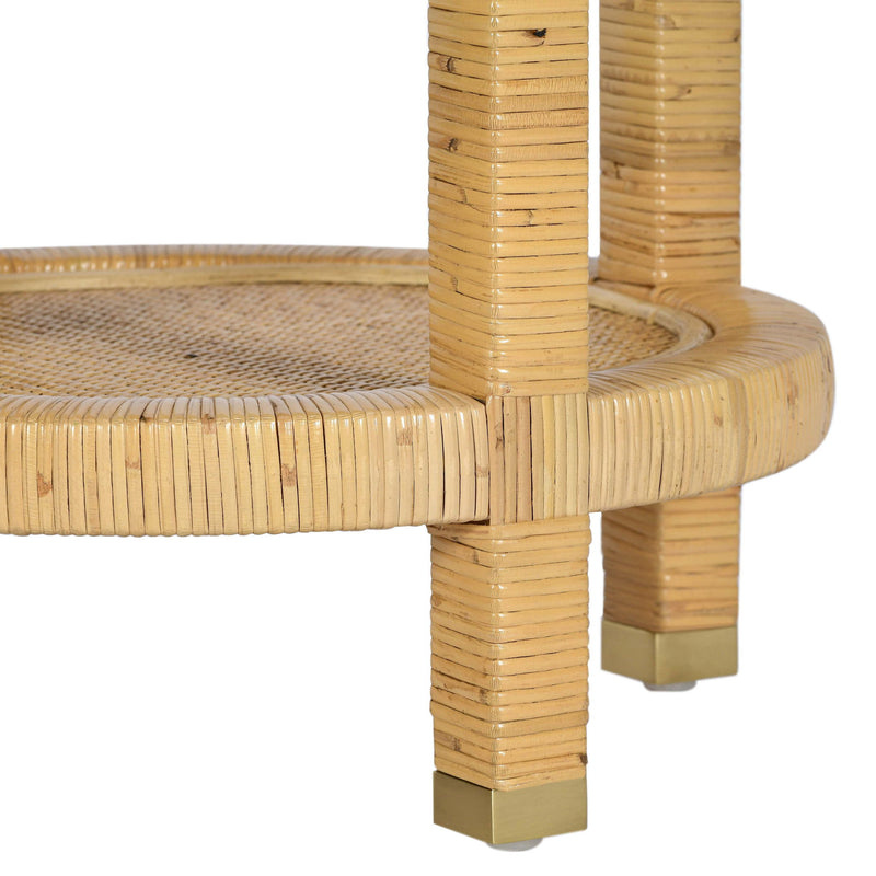 Amara - Side Table - Natural - R&R Furniture Gallery (Fountain Valley, CA)