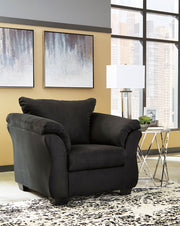 Darcy - Chair With Ottoman - R&R Furniture Gallery (Fountain Valley, CA)